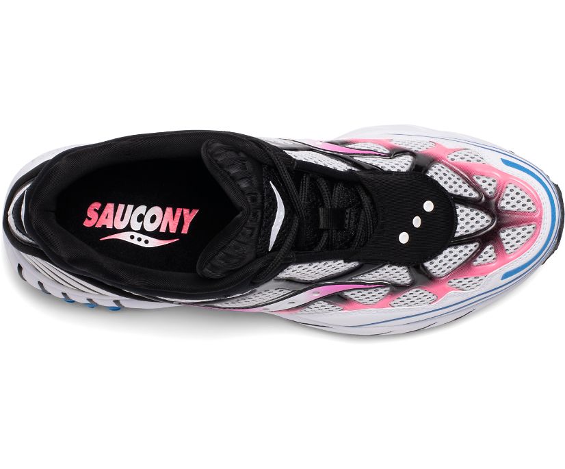 Women's Saucony Grid Web Originals White / Pink / Blue | Singapore 009OKIR